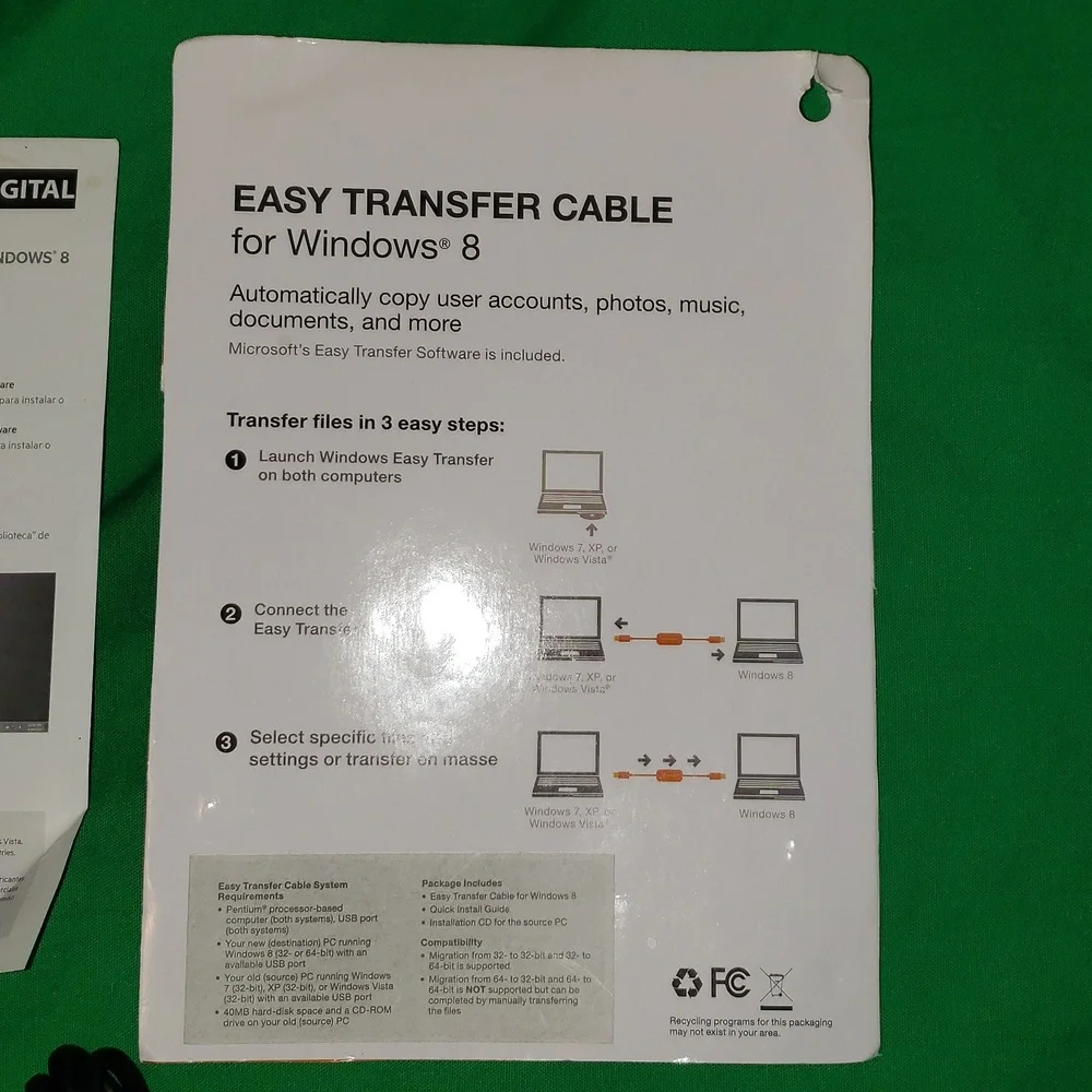 Micra Digital Easy Transfer Cable for Windows